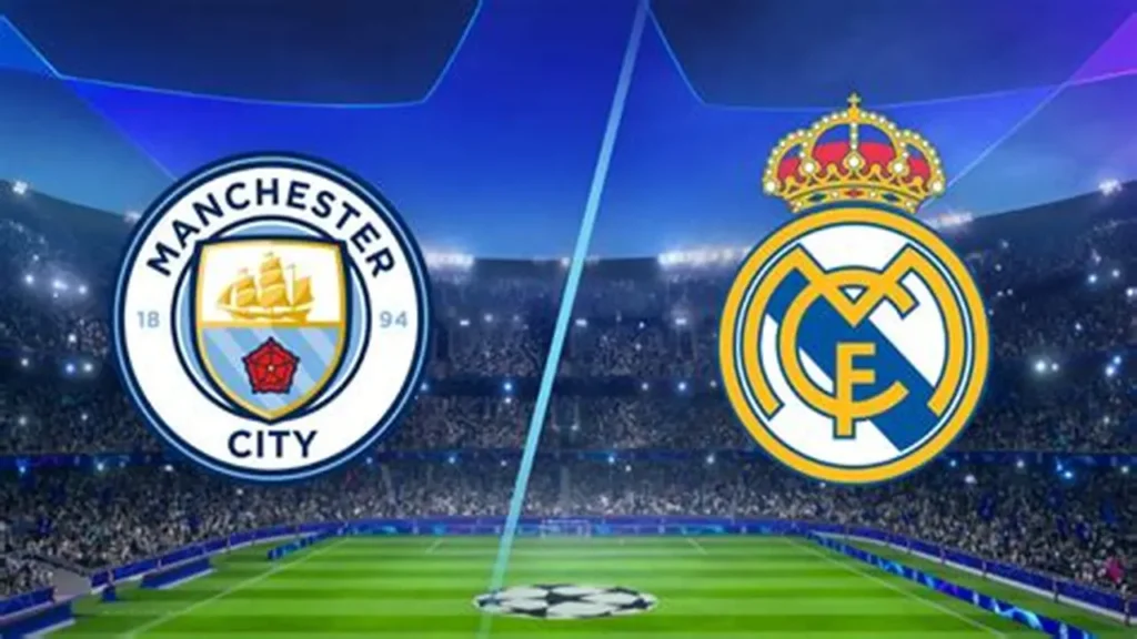 تردد القنوات الناقلة لمباراة ريال مدريد ومانشستر سيتي مساء اليوم عبر الشاشات